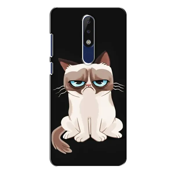 Чехол с рисунком «Взгляд кота» для Nokia 5.1 Plus (X5) Чехол с рисунком «Взгляд кота» для Nokia 5.1 Plus (X5)