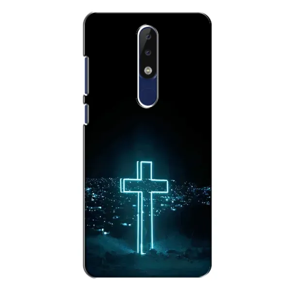 Чехол с рисунком «Яркий Крест» для Nokia 5.1 Plus (X5)