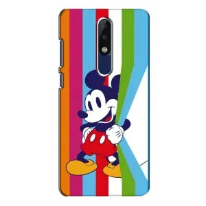 Чехлы с принтом Микки Маус на Nokia 5.1 Plus (X5) (Яркий Микки)
