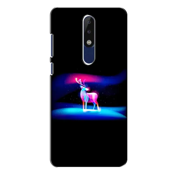 Чехол с рисунком «Яркий олень» для Nokia 5.1 Plus (X5) Чехол с рисунком «Яркий олень» для Nokia 5.1 Plus (X5)