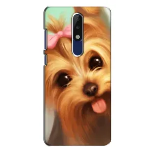 Чехол (ТПУ) Милые собачки для Nokia 5.1 Plus (X5) (Йоршенский терьер)