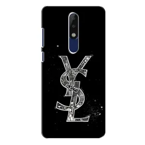 Чехол (Dior, Prada, YSL, Chanel) для Nokia 5.1 Plus (X5) (YSL)