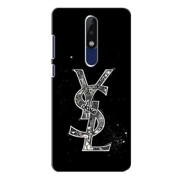 Чехол с рисунком «YSL» для Nokia 5.1 Plus (X5) Чехол с рисунком «YSL» для Nokia 5.1 Plus (X5)