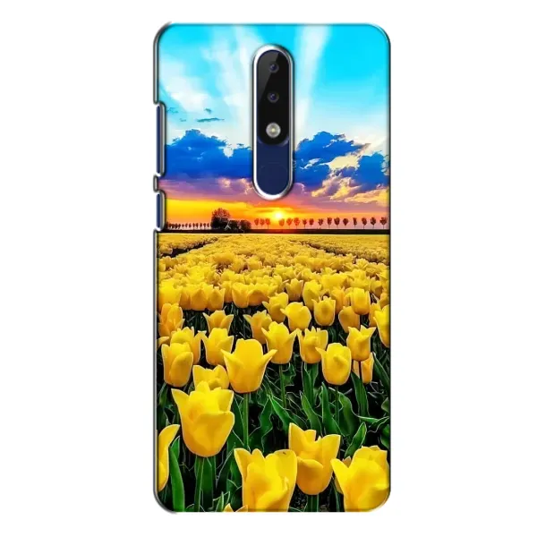Чехол с рисунком «Желтые тюльпаны» для Nokia 5.1 Plus (X5) Чехол с рисунком «Желтые тюльпаны» для Nokia 5.1 Plus (X5)