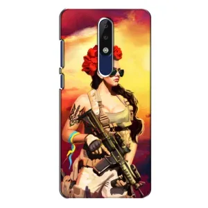 ЗСУ Чехлы (TPU) для Nokia 5.1 Plus (X5) (Женщина солдат)