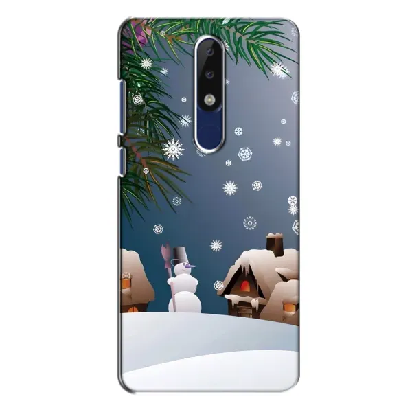 Чехол с рисунком «Зима» для Nokia 5.1 Plus (X5) Чехол с рисунком «Зима» для Nokia 5.1 Plus (X5)