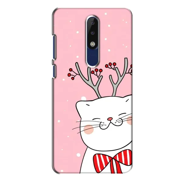 Чехол с рисунком «Зимний кот» для Nokia 5.1 Plus (X5) Чехол с рисунком «Зимний кот» для Nokia 5.1 Plus (X5)