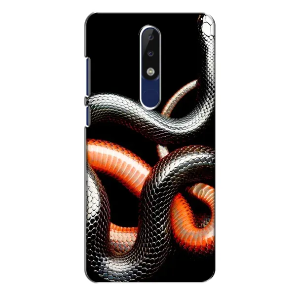 Чехол с рисунком «Змея» для Nokia 5.1 Plus (X5)