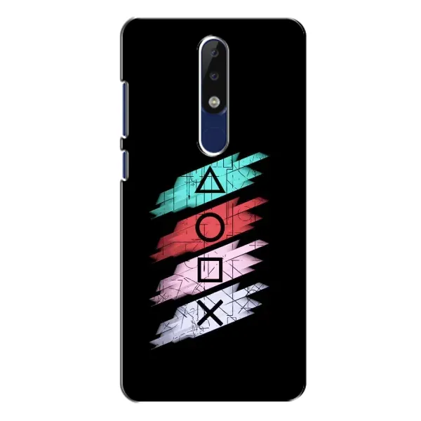 Чехол с рисунком «Значки Sony» для Nokia 5.1 Plus (X5) Чехол с рисунком «Значки Sony» для Nokia 5.1 Plus (X5)