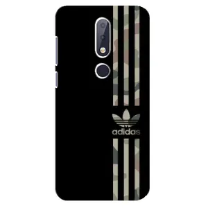 Чохол с стилі "Адідас" для Нокіа 6.1 Плюс (Adidas)