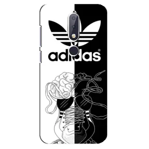 Чохол с стилі "Адідас" для Нокіа 6.1 Плюс (Adidas шнурки)
