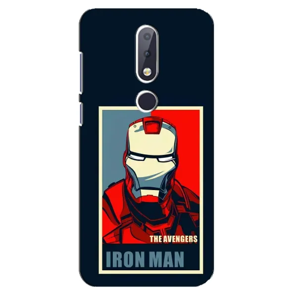 Чехол с рисунком «Art Iron man» для Nokia 6.1 Plus Чехол с рисунком «Art Iron man» для Nokia 6.1 Plus