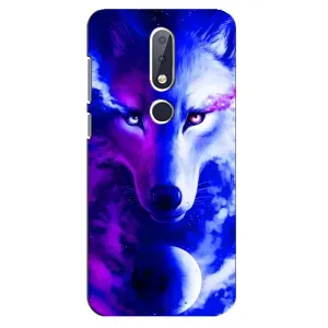 Чохол з малюнком «Арт-Вовк» для Nokia 6.1 Plus