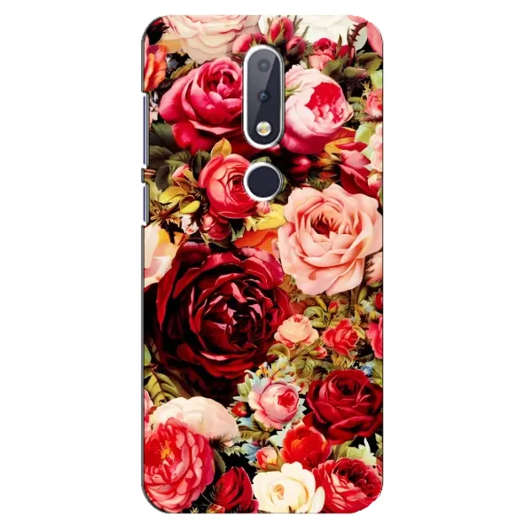 Чехол с рисунком «Букет цветов» для Nokia 6.1 Plus Чехол с рисунком «Букет цветов» для Nokia 6.1 Plus