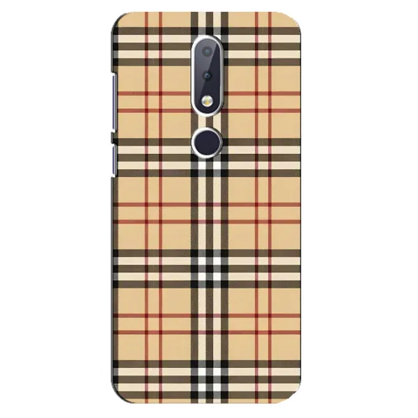 Чехол с рисунком «Burberry стиль» для Nokia 6.1 Plus Чехол с рисунком «Burberry стиль» для Nokia 6.1 Plus