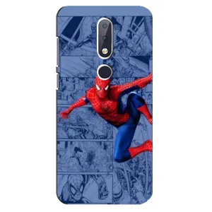 Силіконовий Чохол для Nokia 6.1 Plus (Людина павук)