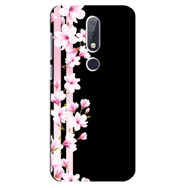 Чехол с рисунком «Цветочки» для Nokia 6.1 Plus Чехол с рисунком «Цветочки» для Nokia 6.1 Plus