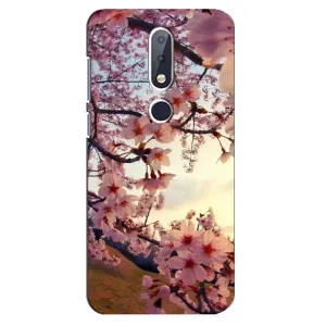 Чохол з картинкою Сакури на Nokia 6.1 Plus (Квітуча сакура)