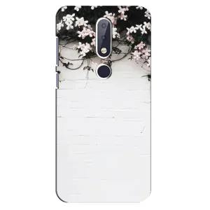 Чохли з тематикою "КВІТИ" на Nokia 6.1 Plus (Квіти на стіні)