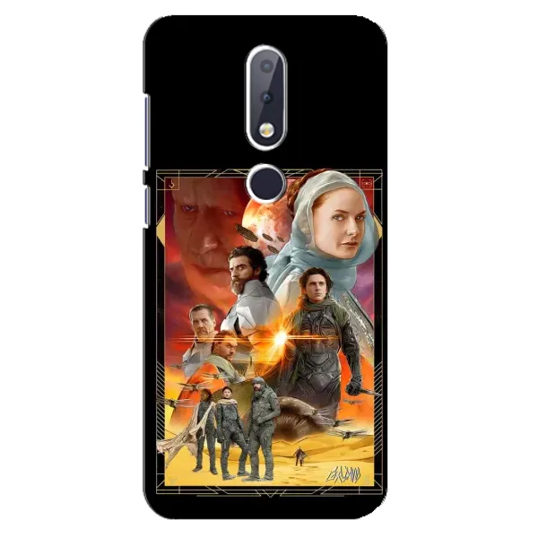 Чехол с рисунком «Д Ю Н А» для Nokia 6.1 Plus