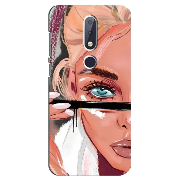 Чехол с рисунком «Девушка и ресницы» для Nokia 6.1 Plus Чехол с рисунком «Девушка и ресницы» для Nokia 6.1 Plus