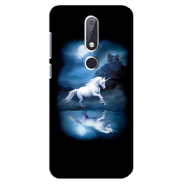 Чехол с рисунком «Единорог» для Nokia 6.1 Plus Чехол с рисунком «Единорог» для Nokia 6.1 Plus