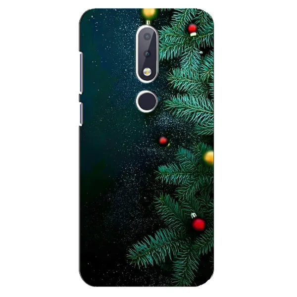 Чехол с рисунком «Елка» для Nokia 6.1 Plus