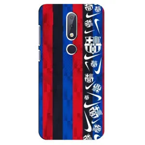 Чехол для Nokia 6.1 Plus (Барселона) (Фанат Барсы)