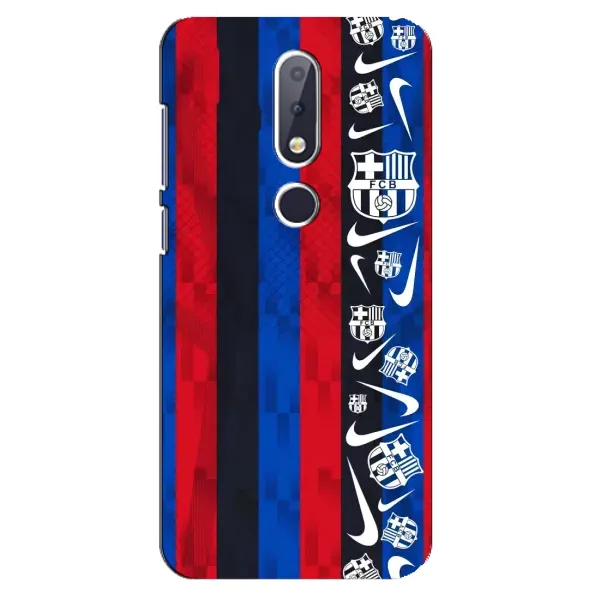 Чехол с рисунком «Фанат Барсы» для Nokia 6.1 Plus