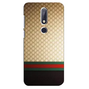 Чохли бренд ГУЧЧІ для Nokia 6.1 Plus (Фон Гуччі)