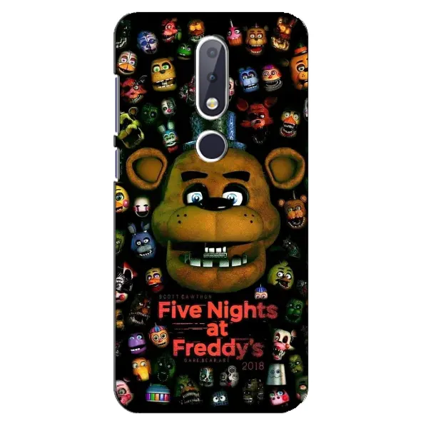 Чехол с рисунком «Freddy» для Nokia 6.1 Plus