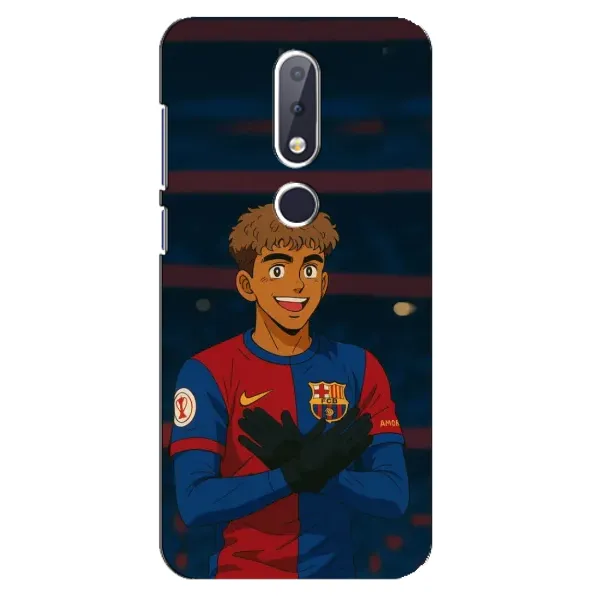 Чехол с рисунком «Футболист Ямаль» для Nokia 6.1 Plus Чехол с рисунком «Футболист Ямаль» для Nokia 6.1 Plus