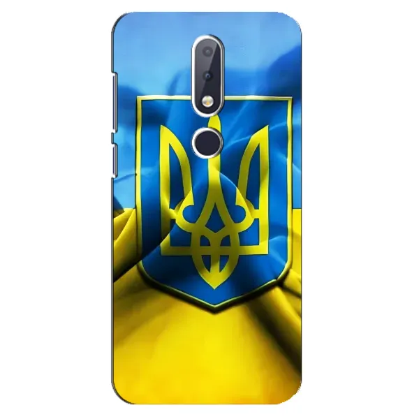 Чехол с рисунком «Герб и Флаг Украины» для Nokia 6.1 Plus Чехол с рисунком «Герб и Флаг Украины» для Nokia 6.1 Plus