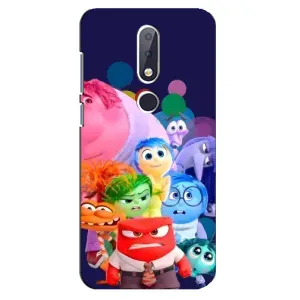 Чохол Головоломка для Nokia 6.1 Plus - (AlphaPrint) (Герої головоломки)