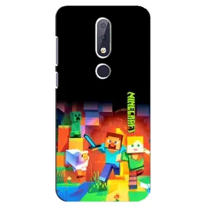 Чохли для Nokia 6.1 Plus (Персонажі МайнКрафт) (Герой Майнкрафт)