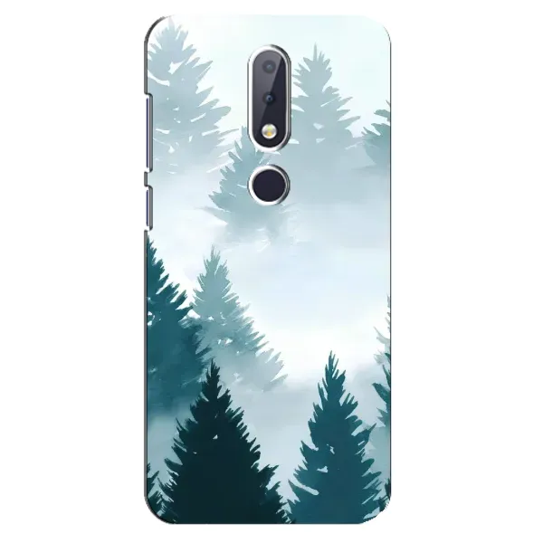 Чехол с рисунком «Горный лес» для Nokia 6.1 Plus Чехол с рисунком «Горный лес» для Nokia 6.1 Plus