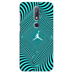 Силіконовый Чохол Nike Air Jordan на Нокіа 6.1 Плюс (Jordan)
