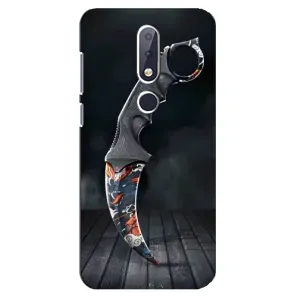 Чехол с рисунком «Кинжал КС ГО» для Nokia 6.1 Plus