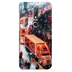 Чехлы на Новый Год Nokia 6.1 Plus (Кока Кола)