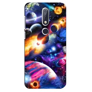 Чехлы КОСМОС для Nokia 6.1 Plus (Космический мир)