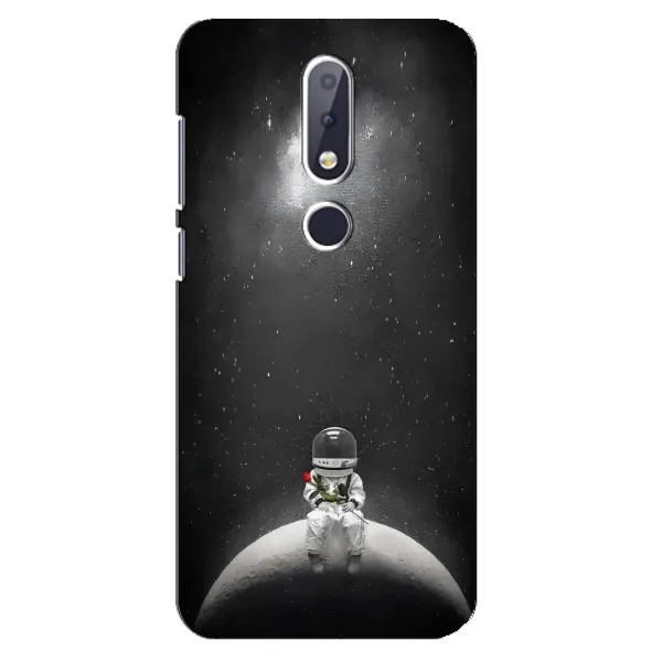 Чехол с рисунком «Космонавт романтик» для Nokia 6.1 Plus Чехол с рисунком «Космонавт романтик» для Nokia 6.1 Plus