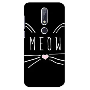 Бампер з зображенням Котиків для Нокіа 6.1 Плюс (КОТИК MEOW)