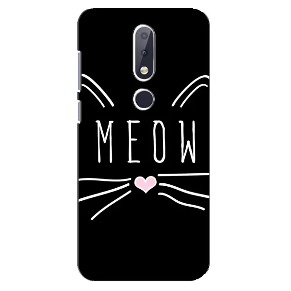 Чохол з малюнком «КОТИК MEOW» для Nokia 6.1 Plus Чохол з малюнком «КОТИК MEOW» для Nokia 6.1 Plus