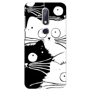 Чохол з малюнком «КОТИКИ» для Nokia 6.1 Plus