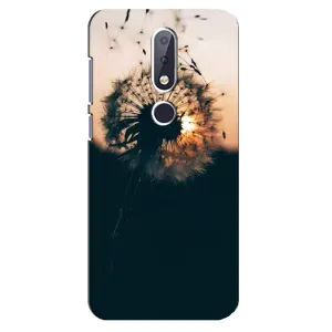 Силіконовий Чохол з кульбабками на Nokia 6.1 Plus (Гарна кульбабка)