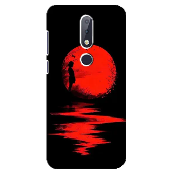 Чехол с рисунком «Красный Закат» для Nokia 6.1 Plus Чехол с рисунком «Красный Закат» для Nokia 6.1 Plus