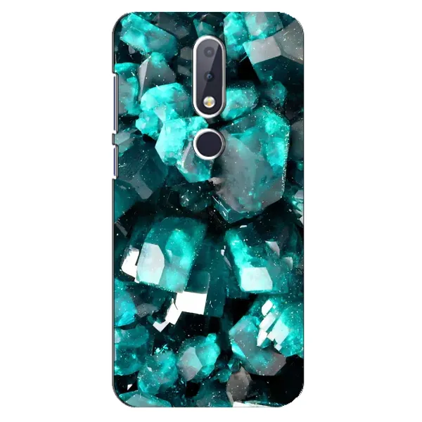 Чехол с рисунком «Кристалы» для Nokia 6.1 Plus