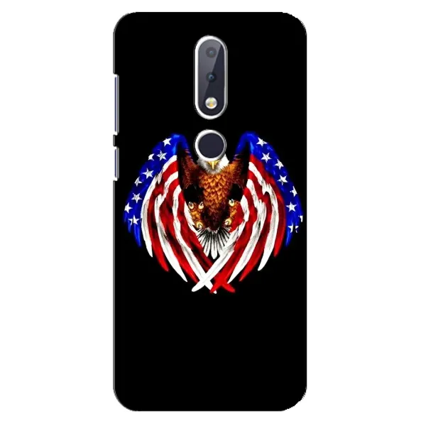 Чехол с рисунком «Крылья США» для Nokia 6.1 Plus
