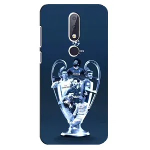 Чехлы с ТОП Футбольными клубами на Nokia 6.1 Plus (Кубок ЛЧ)