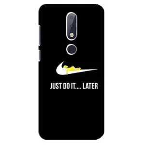 Силіконовый Чохол на Nokia 6.1 Plus з картинкою НАЙК (Later)